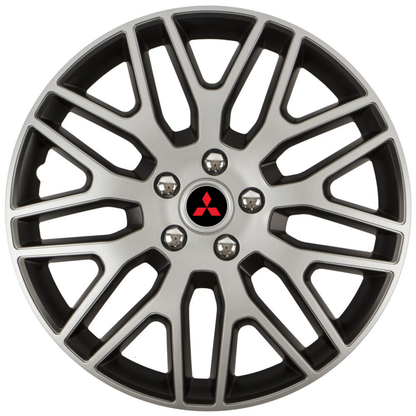 Set 4 Capace Roti 16 inchi (R16) Dakar Gri-Negru, Compatibile Cu Mitshubisi