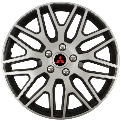 Set 4 Capace Roti 16 inchi (R16) Dakar Gri-Negru, Compatibile Cu Mitshubisi