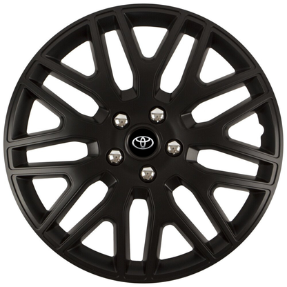 Set 4 Capace Roti 15 inchi (R15) Dakar Negru, Compatibile Cu Toyota