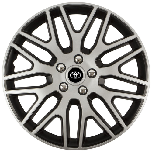 Set 4 Capace Roti 16 inchi (R16) Dakar Gri-Negru, Compatibile Cu Toyota