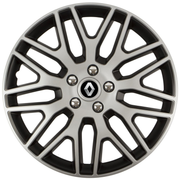 Set 4 Capace Roti 14 inchi (R14) Dakar Gri-Negru, Compatibile Cu Renault