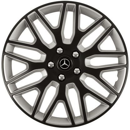 Комплект 4 таса за джанти 15 инча (R15) Dakar Черно-Сиви, Съвместими с Mercedes-Benz