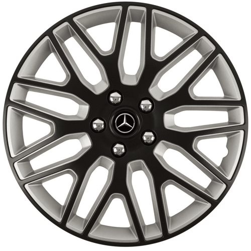 Комплект 4 таса за джанти 15 инча (R15) Dakar Черно-Сиви, Съвместими с Mercedes-Benz