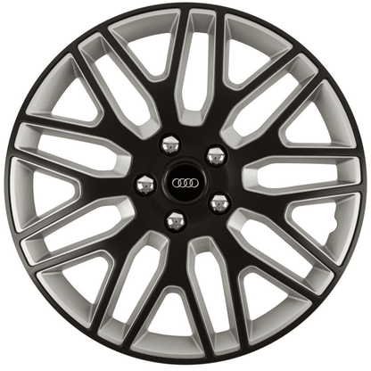 Set 4 Capace Roti 15 inchi (R15) Dakar Negru-Gri, Compatibile Cu Audi