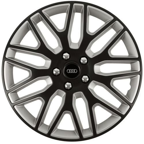 Set 4 Capace Roti 15 inchi (R15) Dakar Negru-Gri, Compatibile Cu Audi