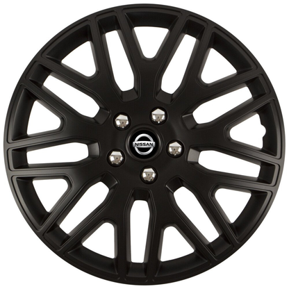 Set 4 Capace Roti 16 inchi (R16) Dakar Negru, Compatibile Cu Nissan