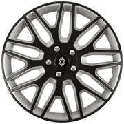 Set 4 Capace Roti 16 inchi (R16) Dakar Negru-Gri, Compatibile Cu Renault Nou