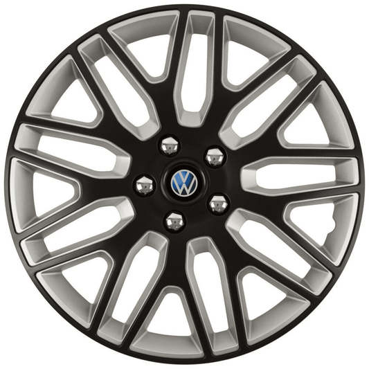 Set 4 Capace Roti 16 inchi (R16) Dakar Negru-Gri, Compatibile Cu Volkswagen