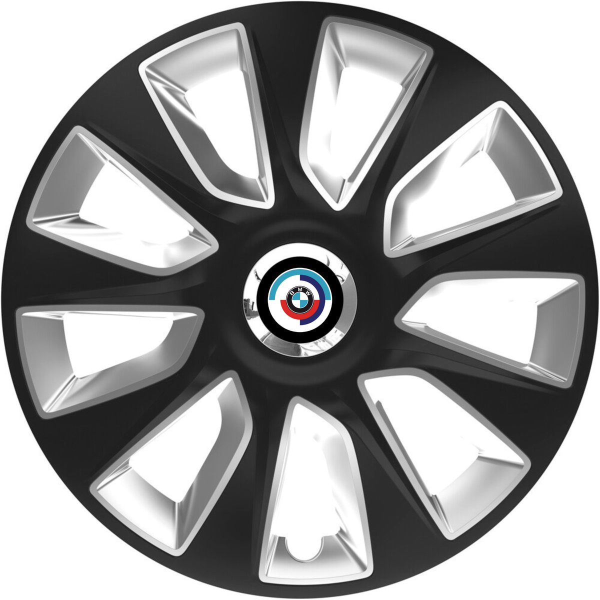 Set 4 Capace Roti 17 inchi (R16) Stratos Gri-Negru, Compatibile Cu BMW Npu