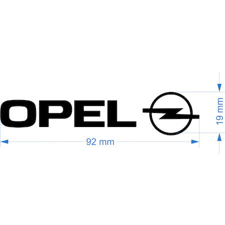 Set 4 Stickere Manere Usa - OPEL