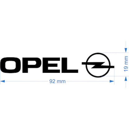 Set 4 Stickere Manere Usa - OPEL