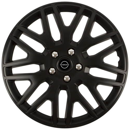 Set 4 Capace Roti 16 inchi (R16) Dakar Negru, Compatibile Cu Nissan Nou