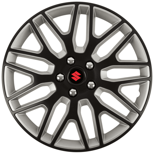 Set 4 Capace Roti 15 inchi (R15) Dakar Negru-Gri, Compatibile Cu Suzuki