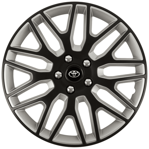 Set 4 Capace Roti 15 inchi (R15) Dakar Negru-Gri, Compatibile Cu Toyota