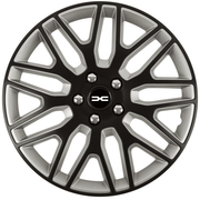 Set 4 Capace Roti 16 inchi (R16) Best Alb-Negru, Compatibile Cu Dacia Nou