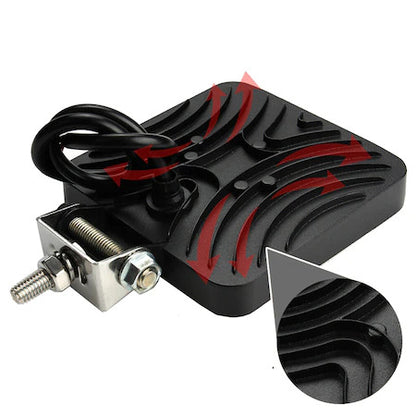 Set 4X Proiectore LED Auto, Offroad, 48W, 12V-24V, 1800 Lumeni, Patrat, Spot Beam 30°