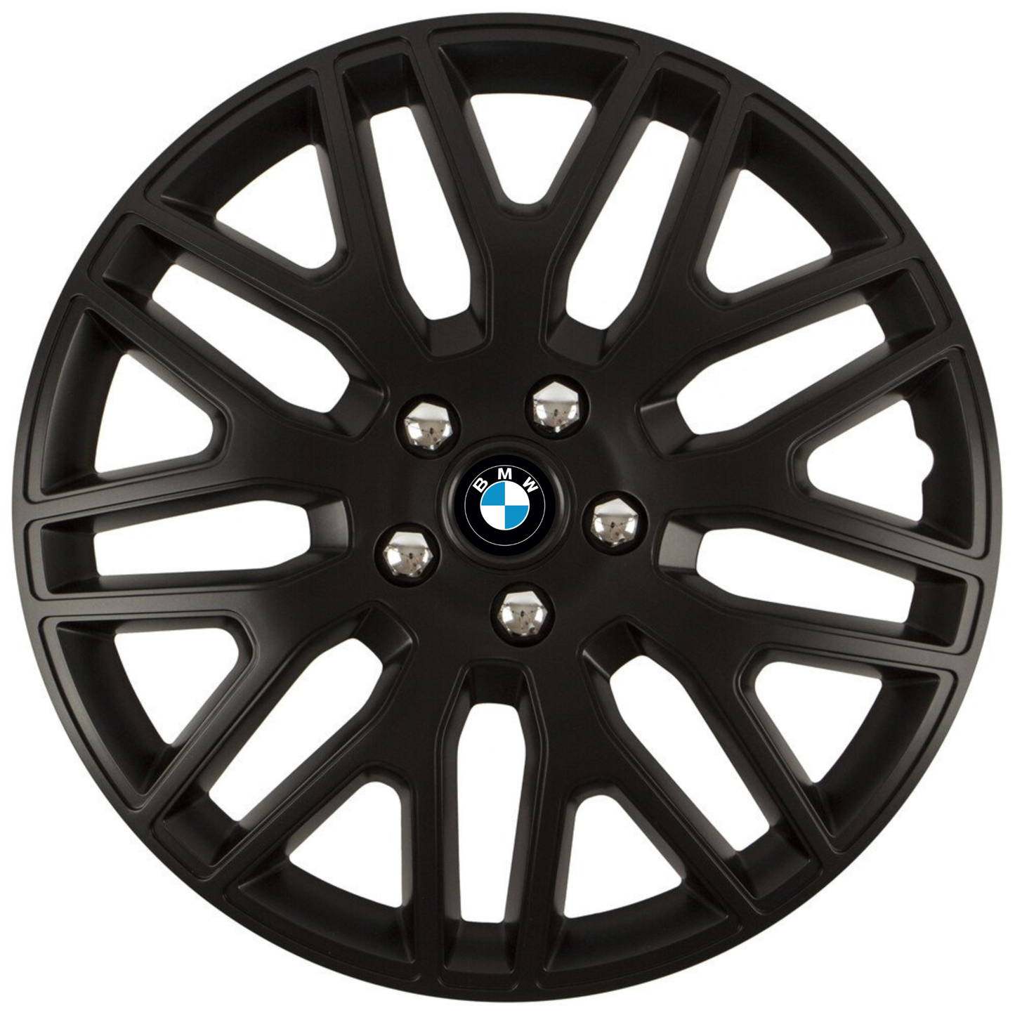 Set 4 Capace Roti 16 inchi (R16) Dakar Negru, Compatibile Cu BMW