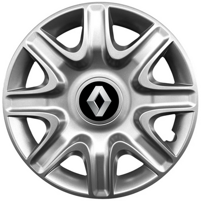 Set 4 Capace Roti 15 inchi (r15) Model 332, Compatibile Cu Renault