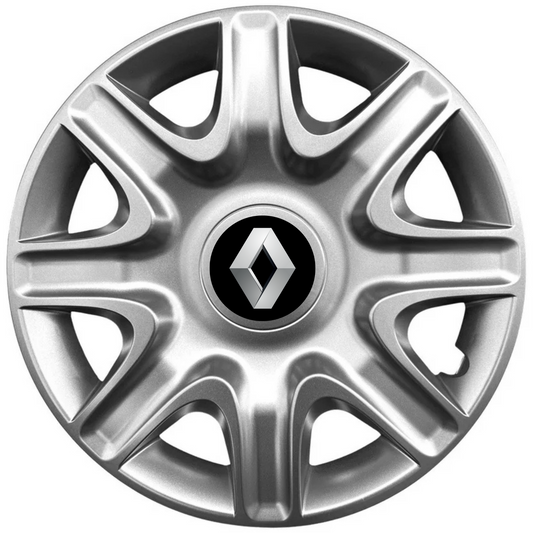 Set 4 Capace Roti 15 inchi (r15) Model 332, Compatibile Cu Renault