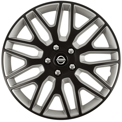 Set 4 Capace Roti 16 inchi (R16) Best Alb-Negru, Compatibile Cu Nissan