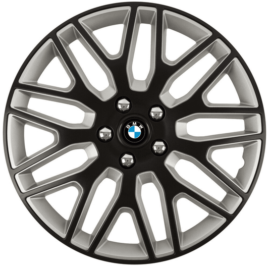 Set 4 Capace Roti 16 inchi (R16) Dakar Negru-Gri, Compatibile Cu BMW