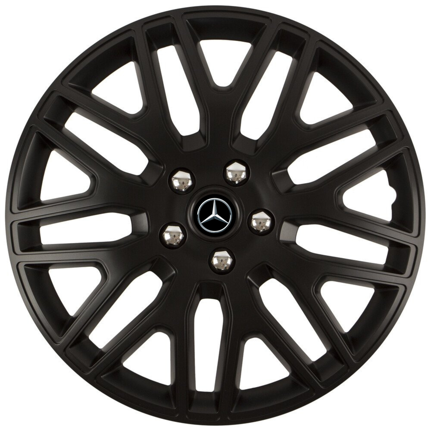 Set 4 Capace Roti 17 inchi (R17) Dakar Negru, Compatibile Cu Mercedes-Benz