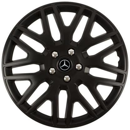 Set 4 Capace Roti 17 inchi (R17) Dakar Negru, Compatibile Cu Mercedes-Benz