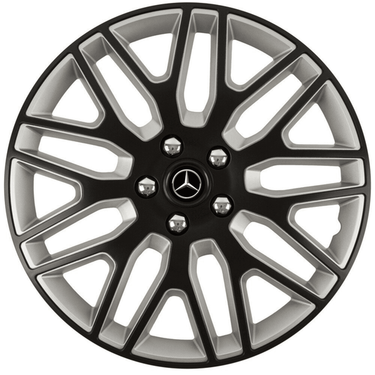 Set 4 Capace Roti 16 inchi (R16) Dakar Negru-Gri, Compatibile Cu Mercedes-Benz
