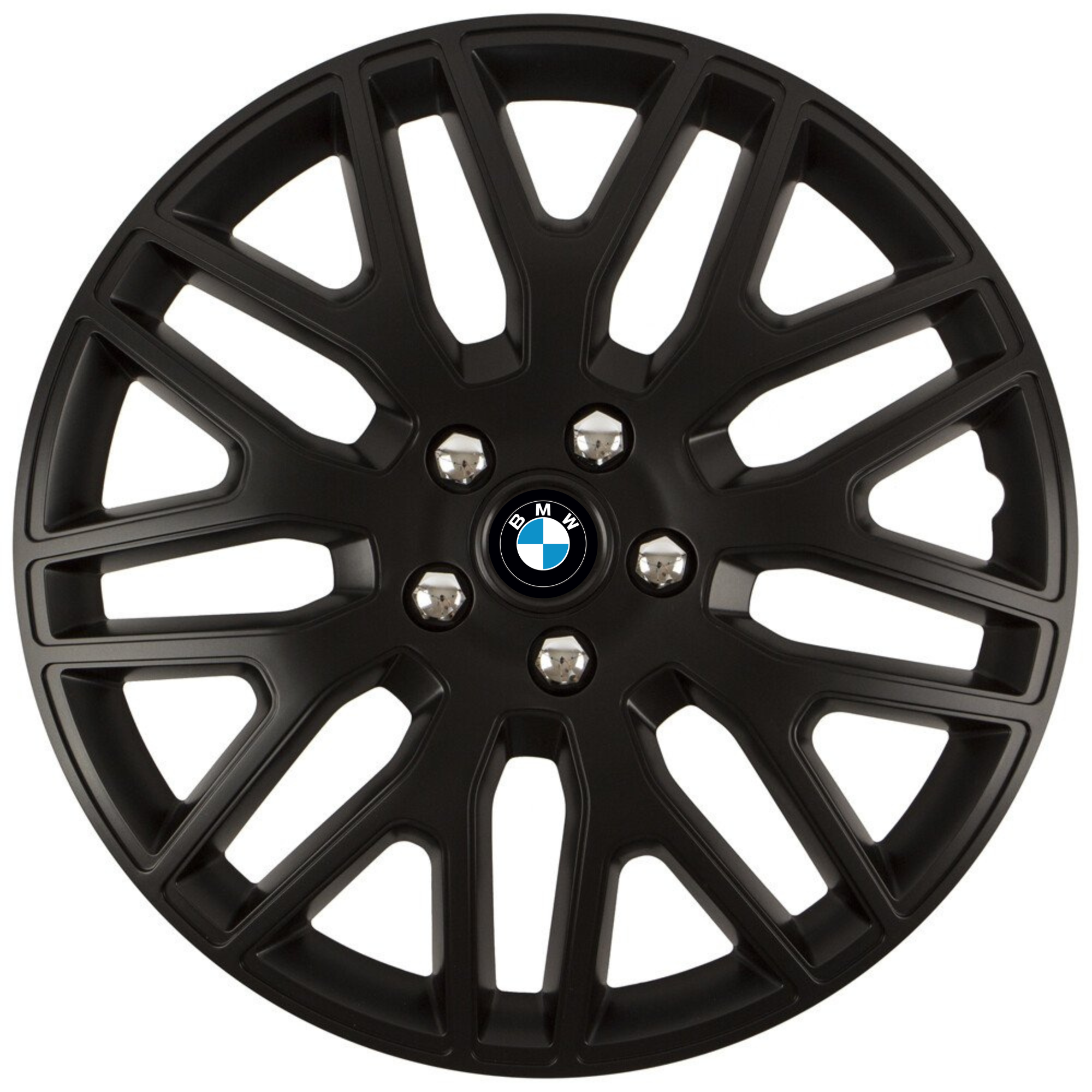 Set 4 Capace Roti 15 inchi (R15) Dakar Negru, Compatibile Cu BMW