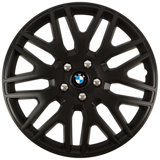 Set 4 Capace Roti 15 inchi (R15) Dakar Negru, Compatibile Cu BMW