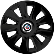 Set 4 Capace Roti 15 inchi (R15) Stratos Negru, Compatibile Cu BMW Nou