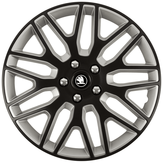 4 db 14 colos (R14) Dakar keréktárcsa, fekete-szürke, Skoda modellekkel kompatibilis, Új
