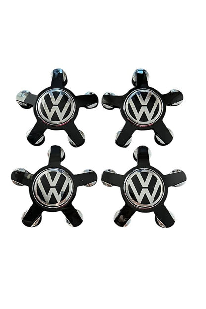 Set 4 capacele Volkswagen Gheara 135mm pentru jante Audi Negru