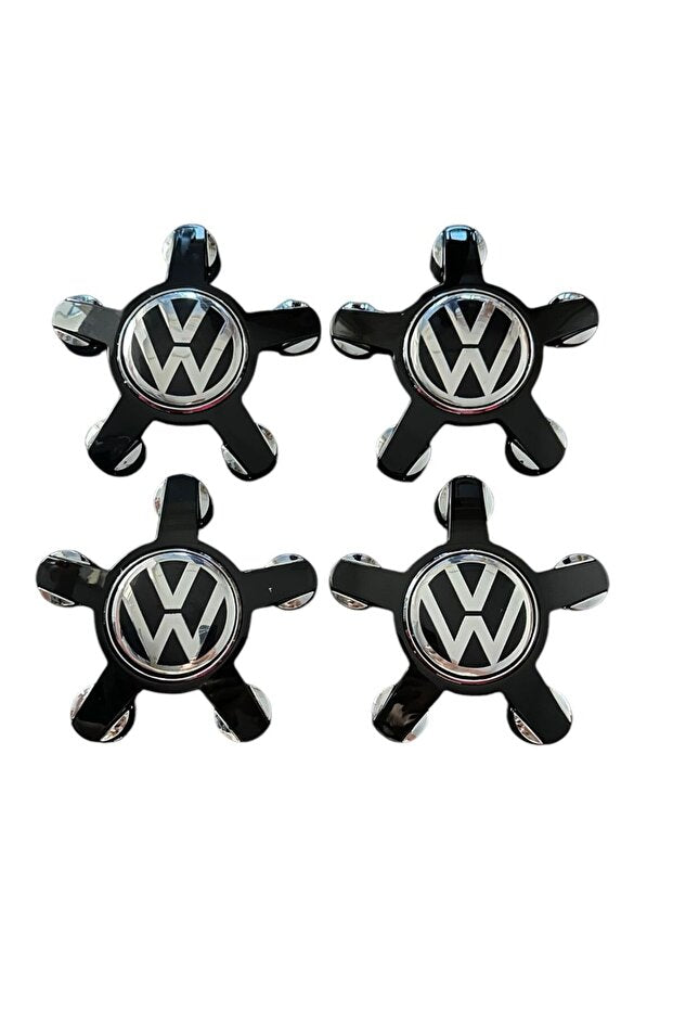 Set 4 capacele Volkswagen Gheara 135mm pentru jante Audi Negru