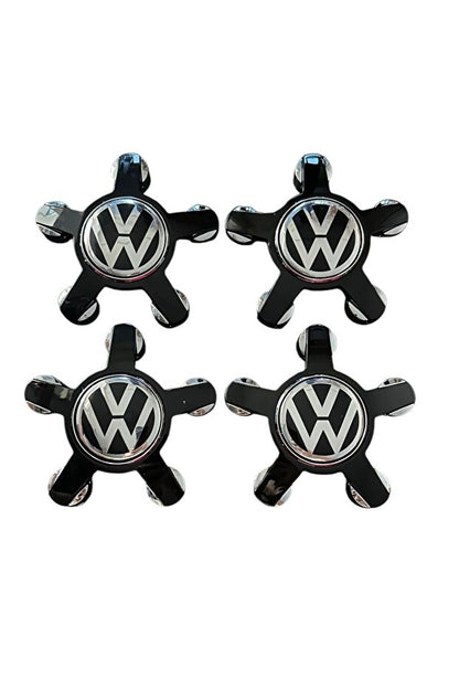 Set 4 capacele Volkswagen Gheara 135mm pentru jante Audi Negru