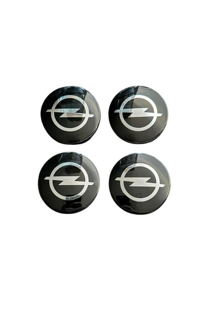 Комплект 4 капачки за алуминиеви джанти 64 мм, Opel Insignia/Astra/Vectra/Corsa, черни