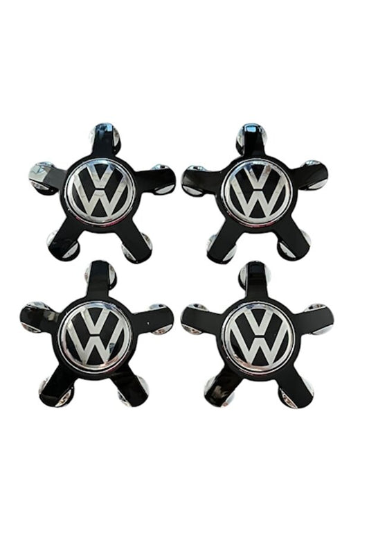 Set 4 capacele Volkswagen Gheara 135mm pentru jante Audi Negru