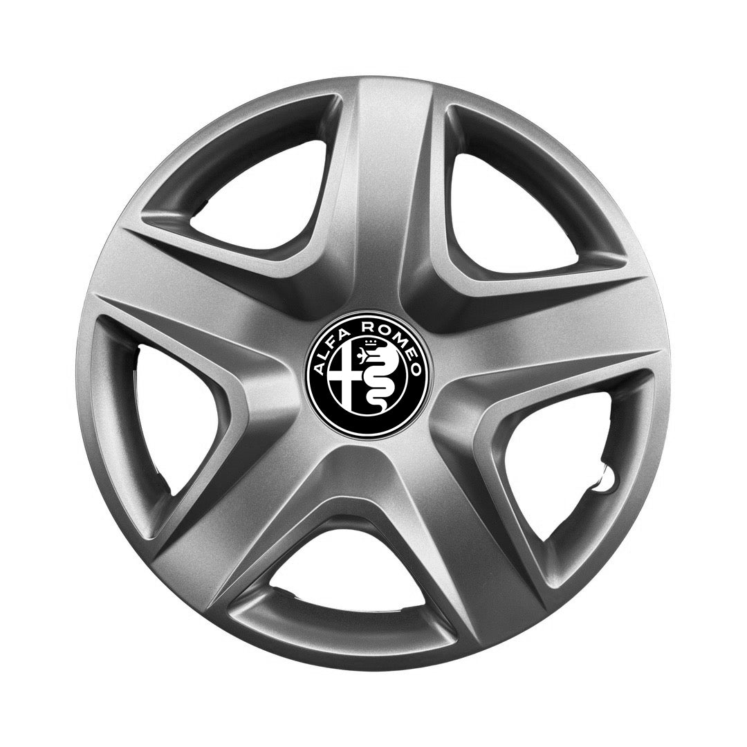 Set 4 capace roti potrivite jantelor de 14 inch compatibile ALFA ROMEO 147,156,159,166,GT,Brera,Model-202