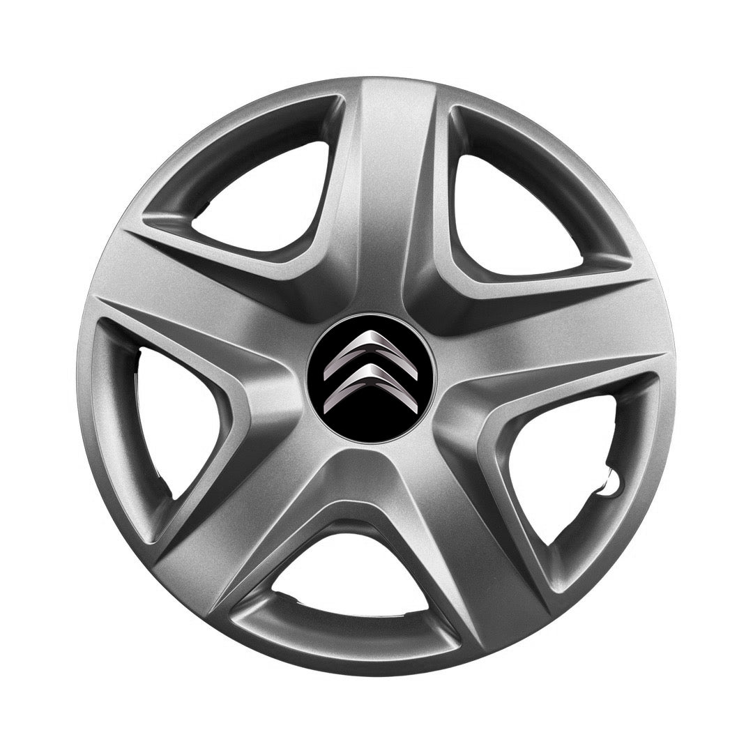 Set 4 capace roti 16 inchi (R16) compatibile CITROEN C1, C2, C3, C4, C5, Jumpy, Nemo, Picasso, Model-418