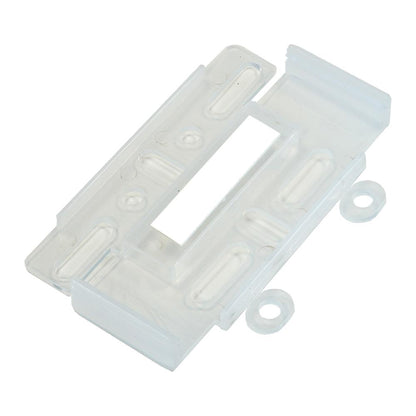 SUPORT NUMAR INMATRICULARE MEGA DRIVE FARA RAME SET 4 BUC (FATA + SPATE) TRANSPARENT