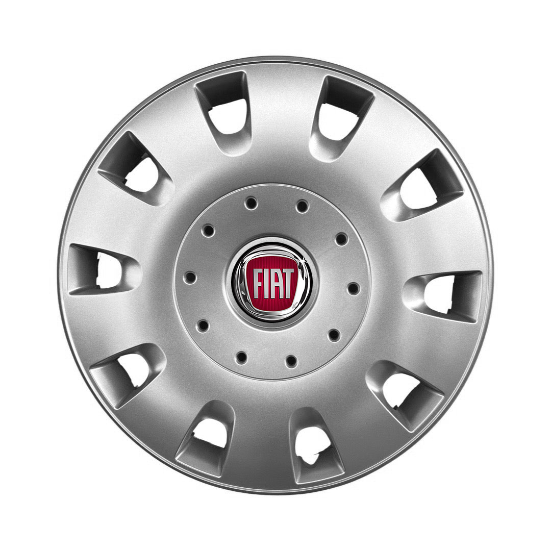 Set 4 capace roti 14 inchi (R14) compatibile FIAT 500, Punto, Bravo, Albea, Stilo, Model - 209