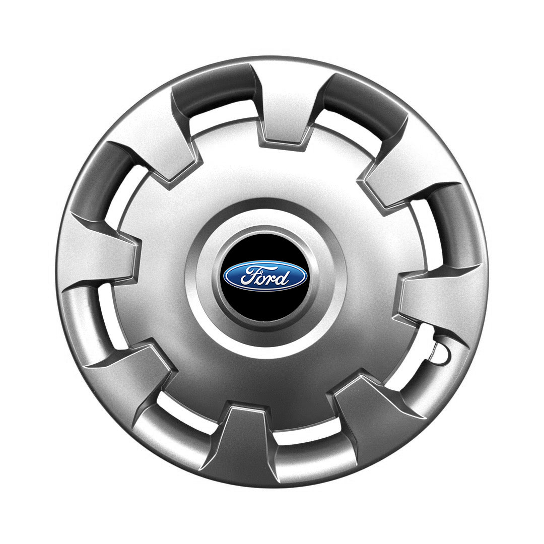 Set 4 capace roti 14 inchi (R14) compatibile FORD Focus, Fiesta, Ka, C-max, Escort, Fusion, Galaxy, Mondeo, Transit, Model-206