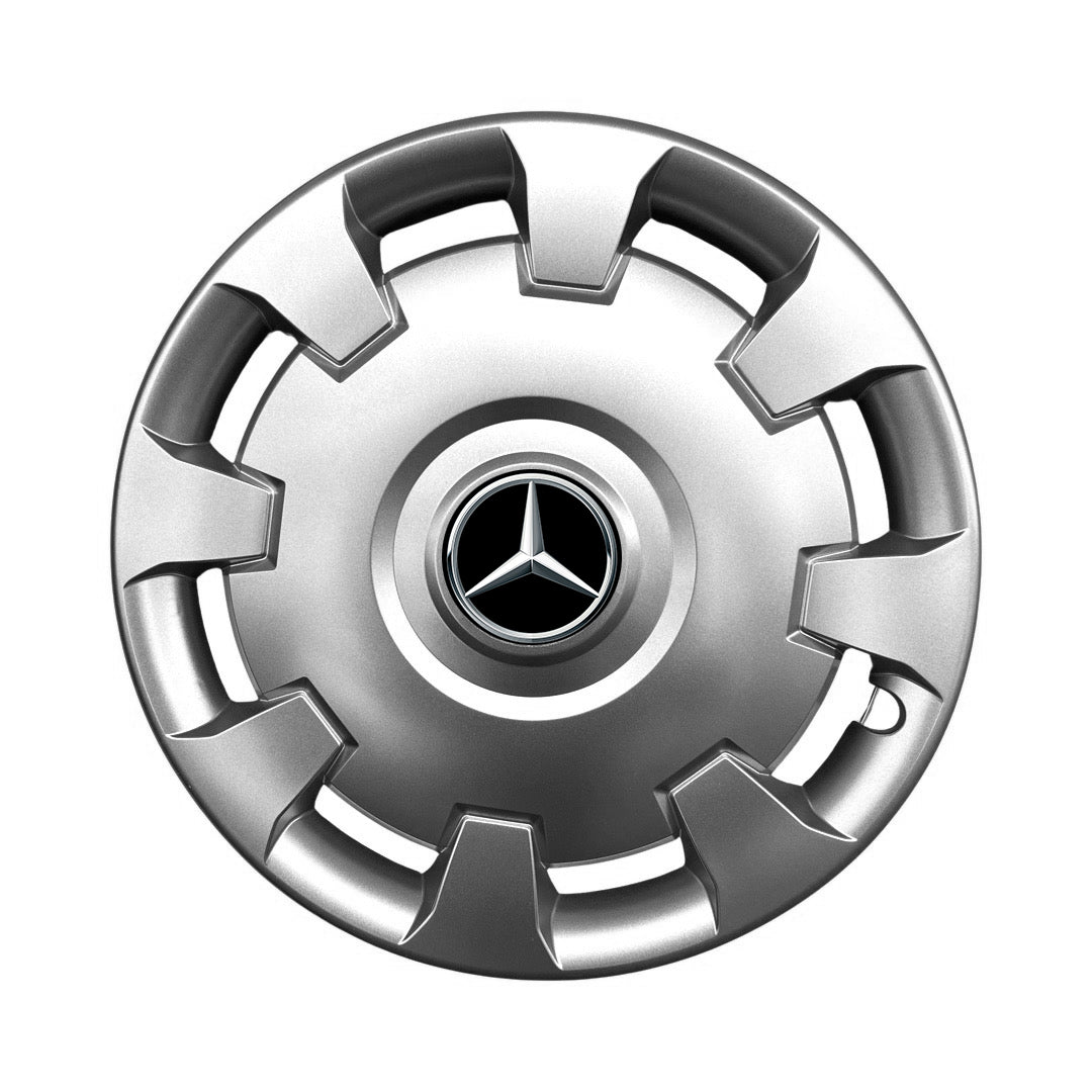 Set 4 capace roti 15 inchi (R15) compatibile MERCEDES A-CLASS, C-CLASS, VITO, VANEO, T1, T2, VIANO, MODEL-303