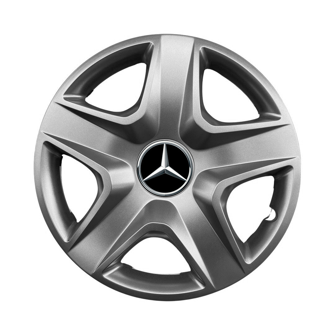 Set 4 capace roti 16 inchi (R16) compatibile MERCEDES A-CLASS, C-CLASS, VITO, VANEO, T1, T2, VIANO, MODEL- 418