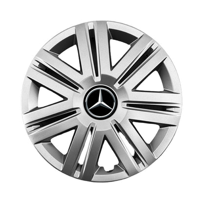 Set 4 capace roti potrivite jantelor de 14 inch compatibile Mercedes, Model - 203