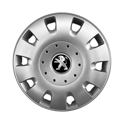 Set 4 capace roti 14 inchi (R14) compatibile PEUGEOT 106, 107, 206, 207, 306, 307, 308, 406, 407, EXPERT, PARTNER, 3008, Model -209
