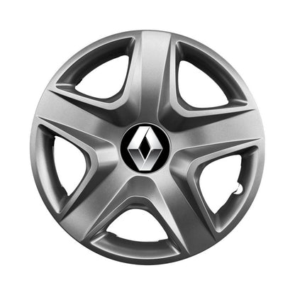 Set 4 capace roti 16 inchi (R16) compatibile RENAULT Megane, Clio, Talisman, Espace, Kangoo, Laguna, Fluence, Captur, Scenic, Trafic, Twingo, Model - 418