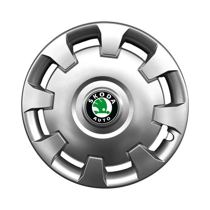 Set 4 capace roti 15 inchi (R15) compatibile SKODA Fabia, Octavia I, II, III, Roomster, Felicia, Rapid, Superb, Yeti Model-303