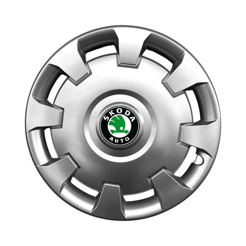 Set 4 capace roti 15 inchi (R15) compatibile SKODA Fabia, Octavia I, II, III, Roomster, Felicia, Rapid, Superb, Yeti Model-303