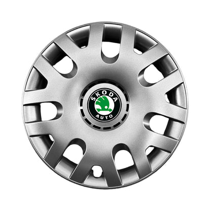 Set 4 capace roti potrivite jantelor de 14 inch compatibile Skoda, Model - 204